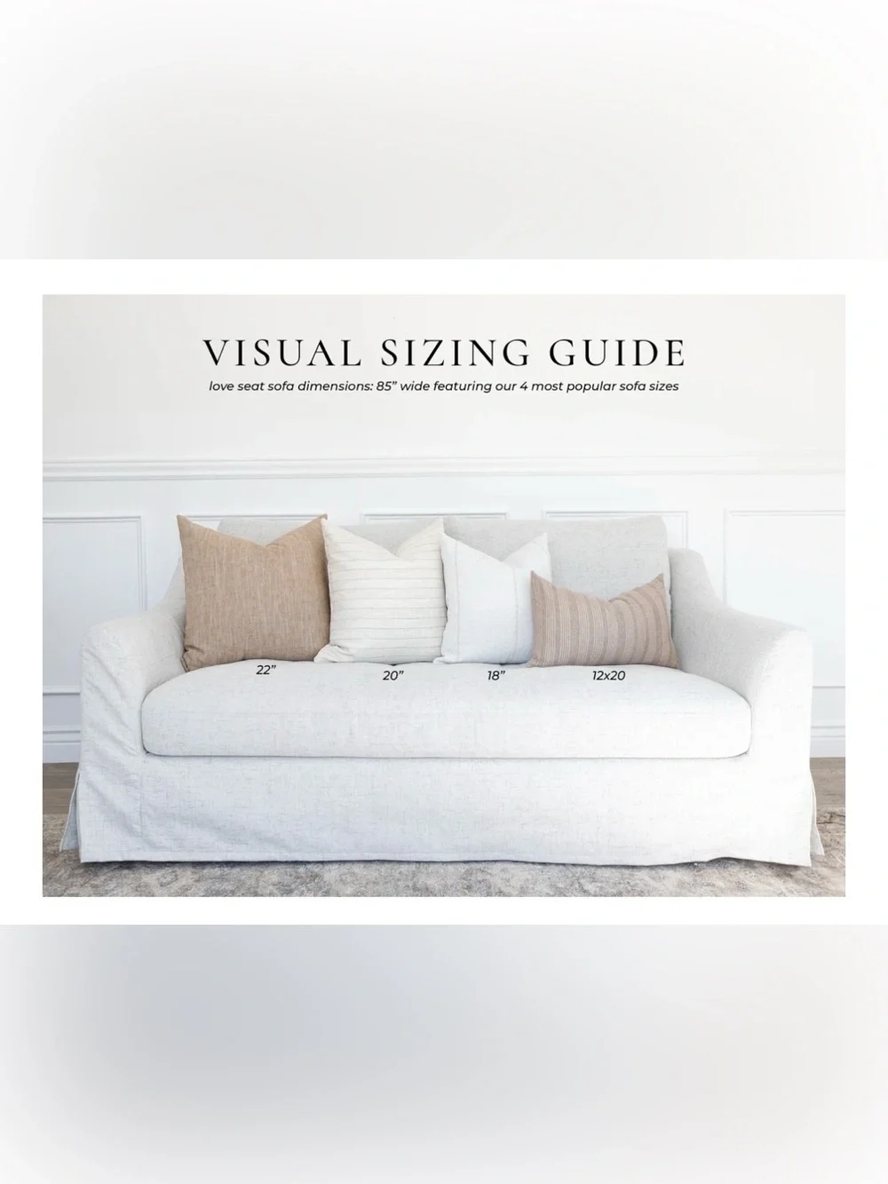 NEW Set of 2 Laurel + Blush 20